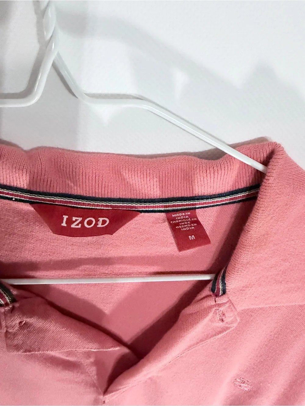 Izod Men's Rose Pink Polo Shirt